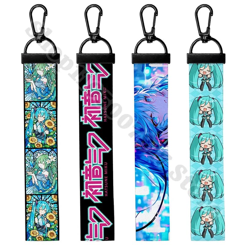 Bag Backpack Fashion Printed Ornament Creative Accessories Hatsunes Miku Anime Cute Keyring Accessories Cartoon Keychain Gifts
