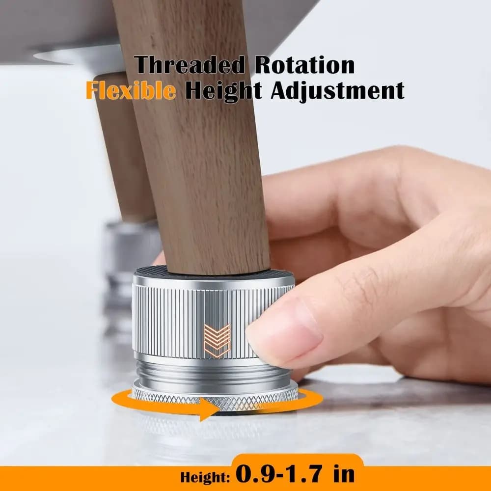 Furniture Legs Sturdy Heightening Pad Shock Proof Heightening Furniture Risers Bottom Protect Heavy Duty Anti Slip Legs Home Use