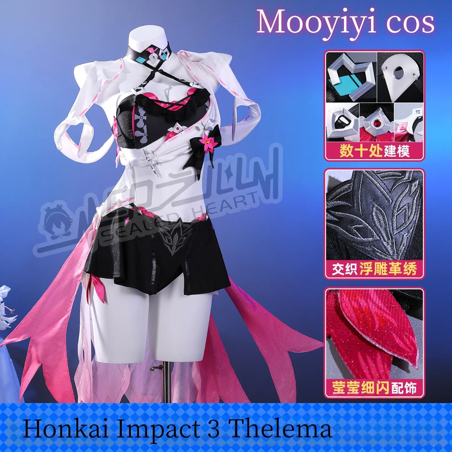 costume da bagno Thelema Costume cosplay Halloween Natale Giochi di ruolo Festa Mostra comica Abito da donna S-XL Gioco Honkai Impact