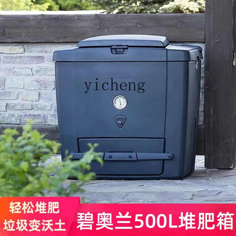 ZK500L compost secchio giardino rifiuti alimentari bidone compost decidui compost esterno