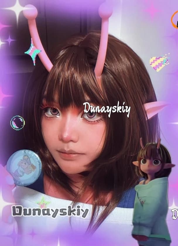 Costume Cosplay Milky Subway The Galactic Limited Express Chiharu Off Shoulder Illusion aBcBC@ Character Anime Game Roleplay
