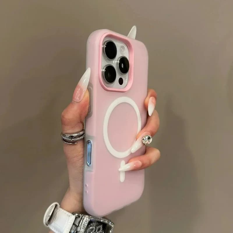 Luxury Candy For Magsafe Wireless Charge Matte Phone Case For iPhone 11 12 13 14 15 16 17 AIR Pro Max Plus Magnetic Bumper Cover