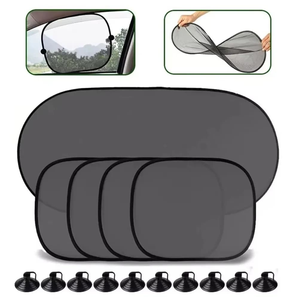 Folding Car Sunshade Cover Visor Reflector Protector Auto Window Sun Shade Suction Cup Auto Supplies Car Sunshade Windshield