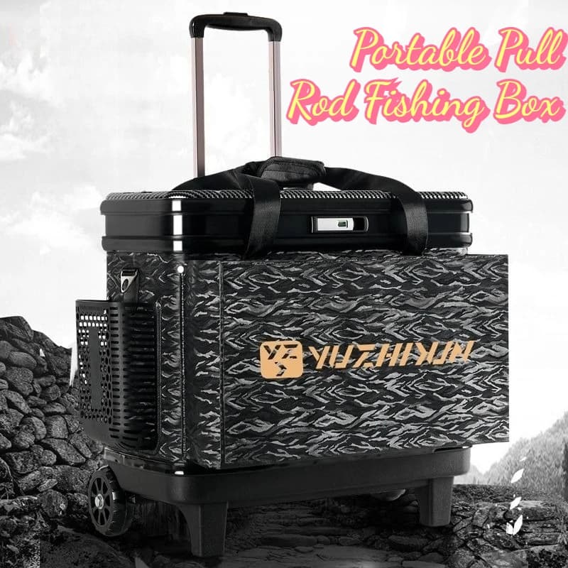 Portable Fishing Basket with Handle, Multifunctional Rigid Container for Live Fish, Fishing Equipment