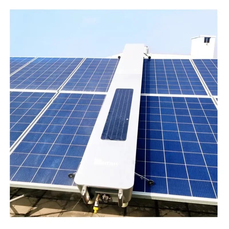 Pannello robot per la pulizia solare multifit Attrezzatura per il lavaggio a secco/acqua Dispositivo di pulizia automatico fotovoltaico Lavaggio fotovoltaico solare fotovoltaico