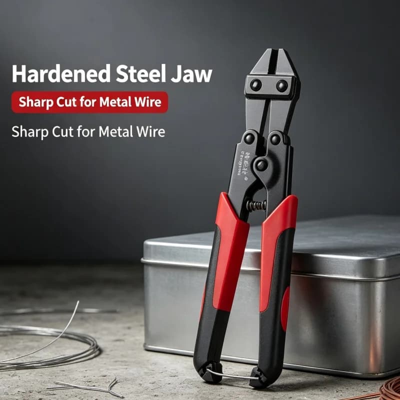 1pc 8Inch Mini Bolt Cutter Wire Rope Special Cutter Multifunctional Fast Sharp Labor-Saving Lock Chain Cutter Hand Tool