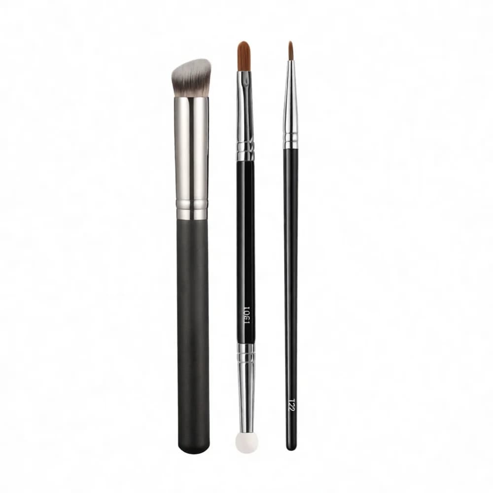 Eye Makeup Concealer Brush Double Ended Sponge Tip Cosmetic Tool For Dark Circles Tear Trough And Facial Details