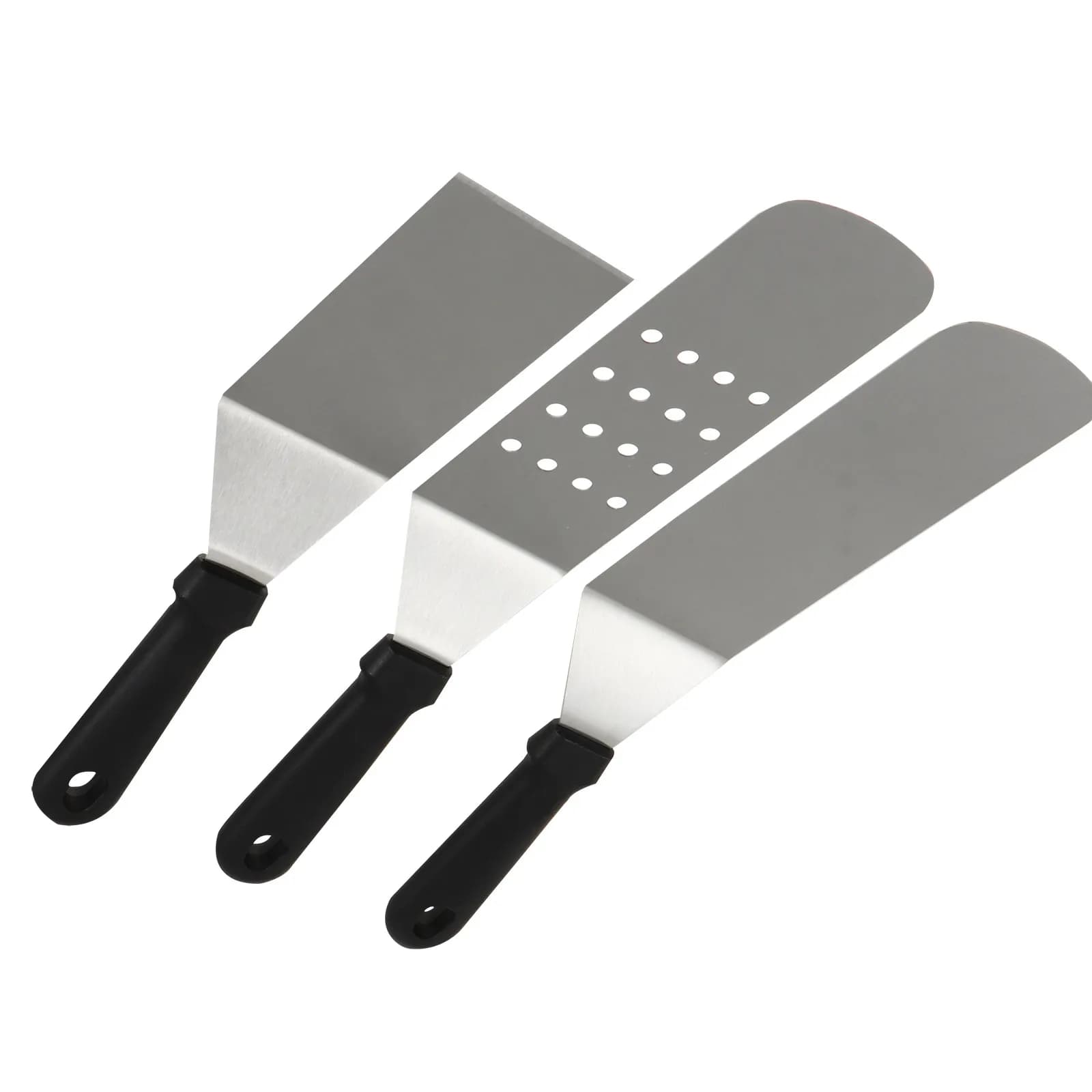 Set di 3 Palette per Pizza in Acciaio Inox con Lama Larga e Manico Ergonomico per Pizza, Torte, Crostate, Biscotti, Utensile da Forno