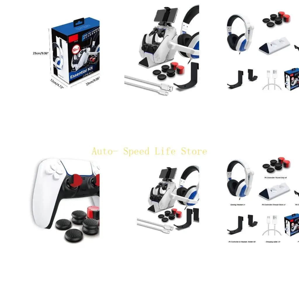02DA Supports for mobile phones Punching station charging headphones Set for mobile phones