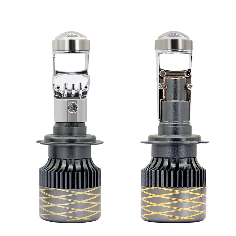 30000LM 30W H7 H4 Canbus Faro Dell'automobile Mini Lente H11 H8 9005 9006 HB3 HB4 Proiettore A LED Lampadina 6000K Auto Moto Mini Lente