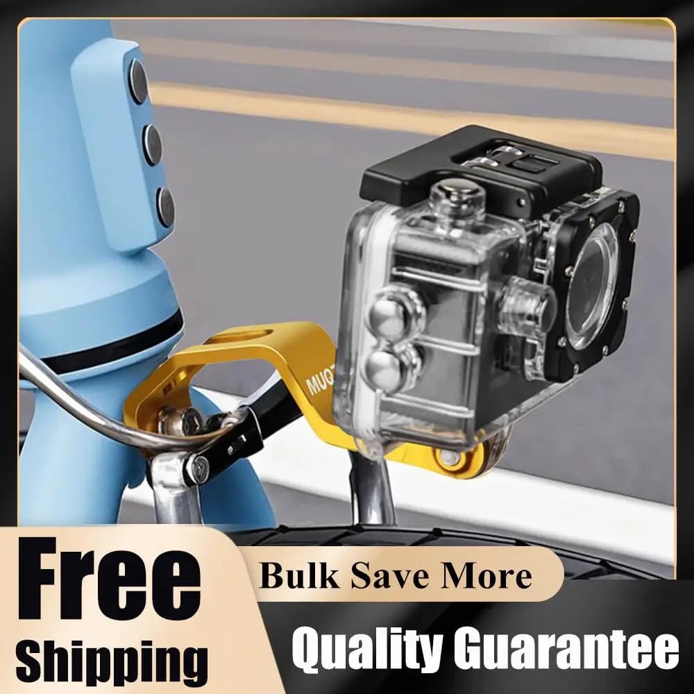 Adjustable Support for Bicycle Front Light, Bicycle Headlight Support, Torch and Sport Camera Support