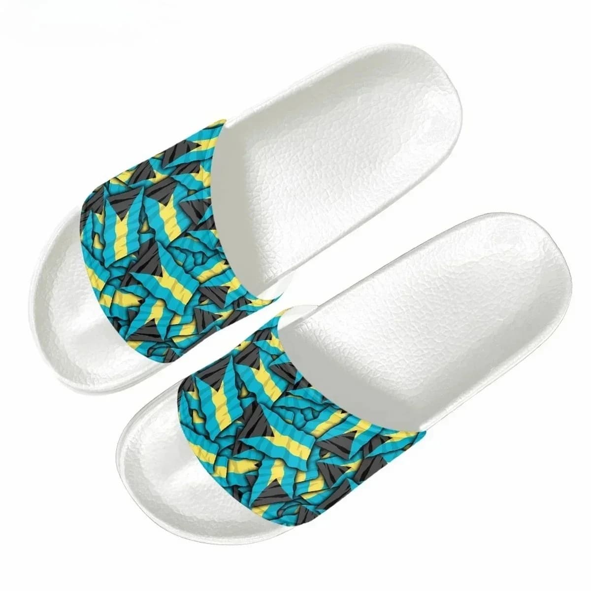 Ciabatte con stampa del design della bandiera delle Bahamas per donna, nuove ciabatte estive leggere e antiscivolo, sandali da spiaggia per uomo.