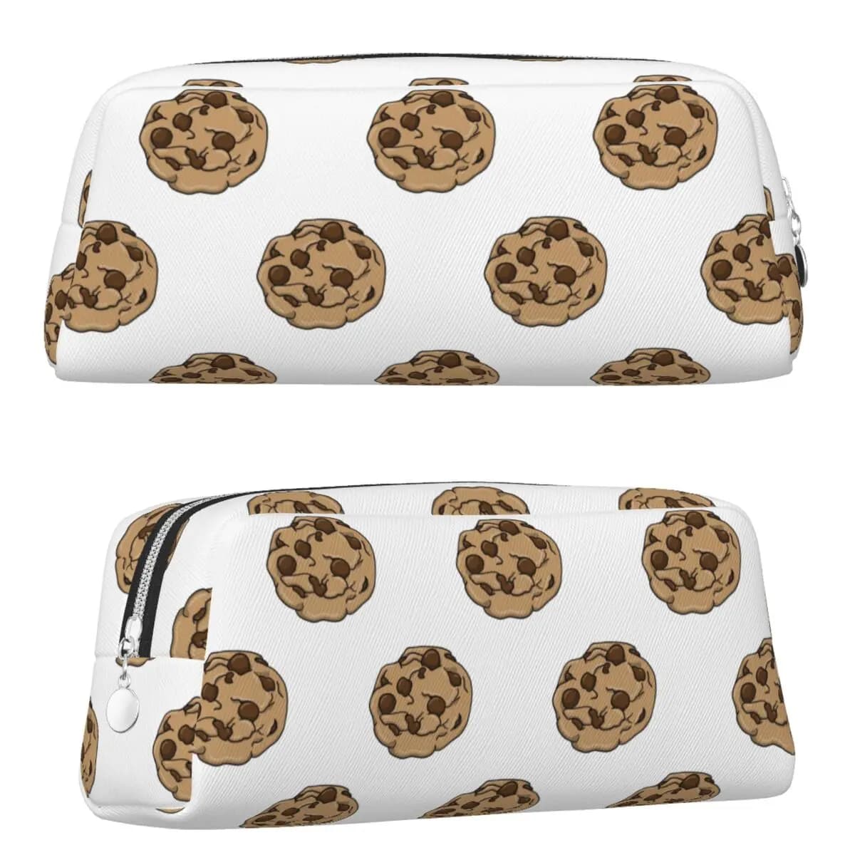 Chocolate Chip Cookie Pencil Cases for Student Gifts Pen Box Pencil Bag Pencil Pouch Storage Stationery Supplies