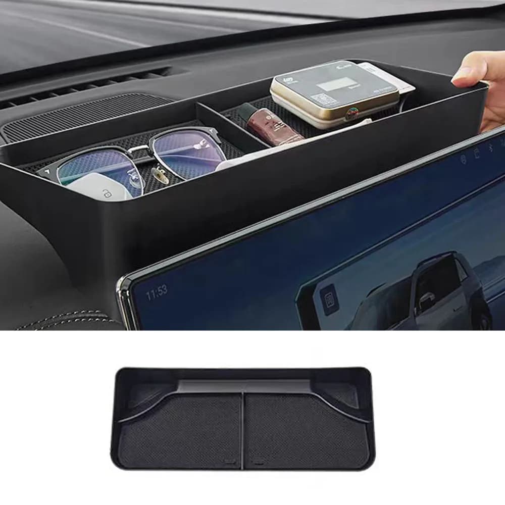 Scatola portaoggetti per schermo Strumento di controllo centrale Asciugamani di carta ETC Stoccaggio Forniture interne adatte per l'equitazione Leopard Titanium 3