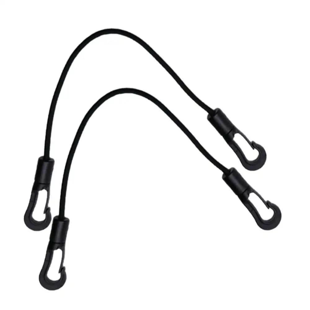 2pcs 4MM Bungee Shock Cord with Hooks Multi-Purpose Tie Downs Elastic Bungee Rope for Kayak Canoe Tarp Secure Your Gear