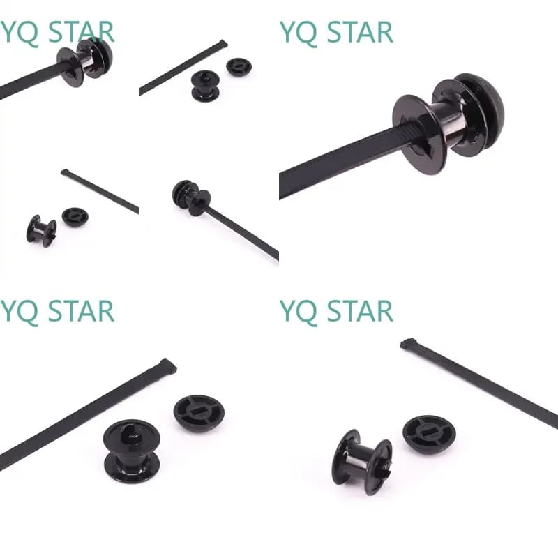Special Latch Type Cable Ties Head for Self-Locking Nylon Cable Tie 1/2 inch Plastic Banding Strap Tightening Tool