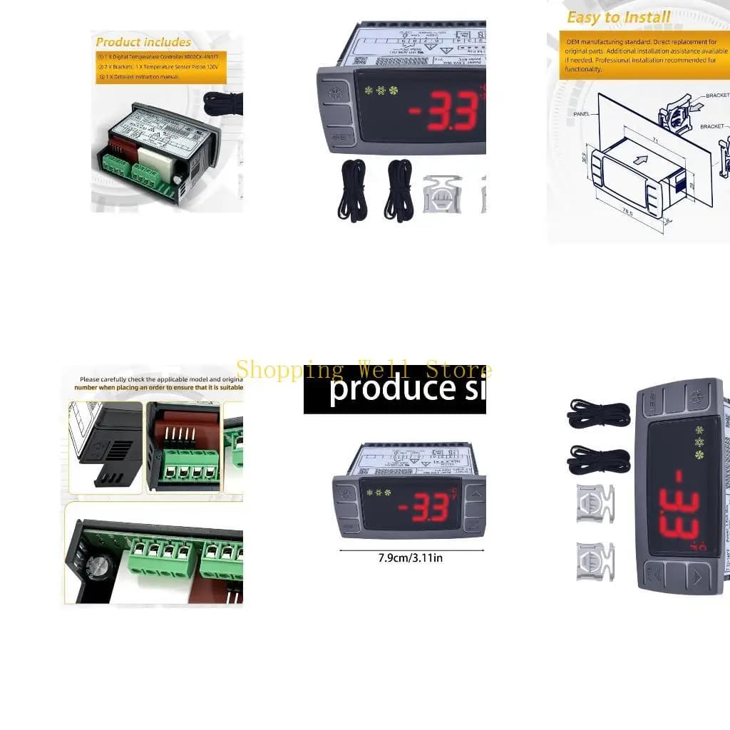 Controller digitale KX4B XR02CX4N1F1 per aggiornamento della regolazione della temperatura del frigorifero del congelatore