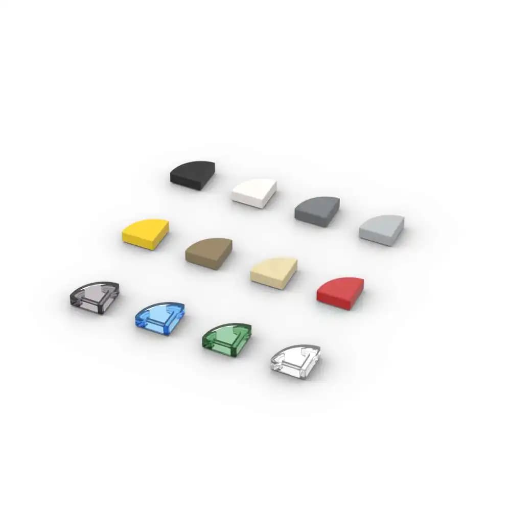 MOC 10PCS Puzzle Particelle 25269 Pneumatico Rotondo 1x1 Building Blocks 29775 Quarti Piatto Bordo Mattoni Giocattoli Regalo Di Compleanno Dropshipping