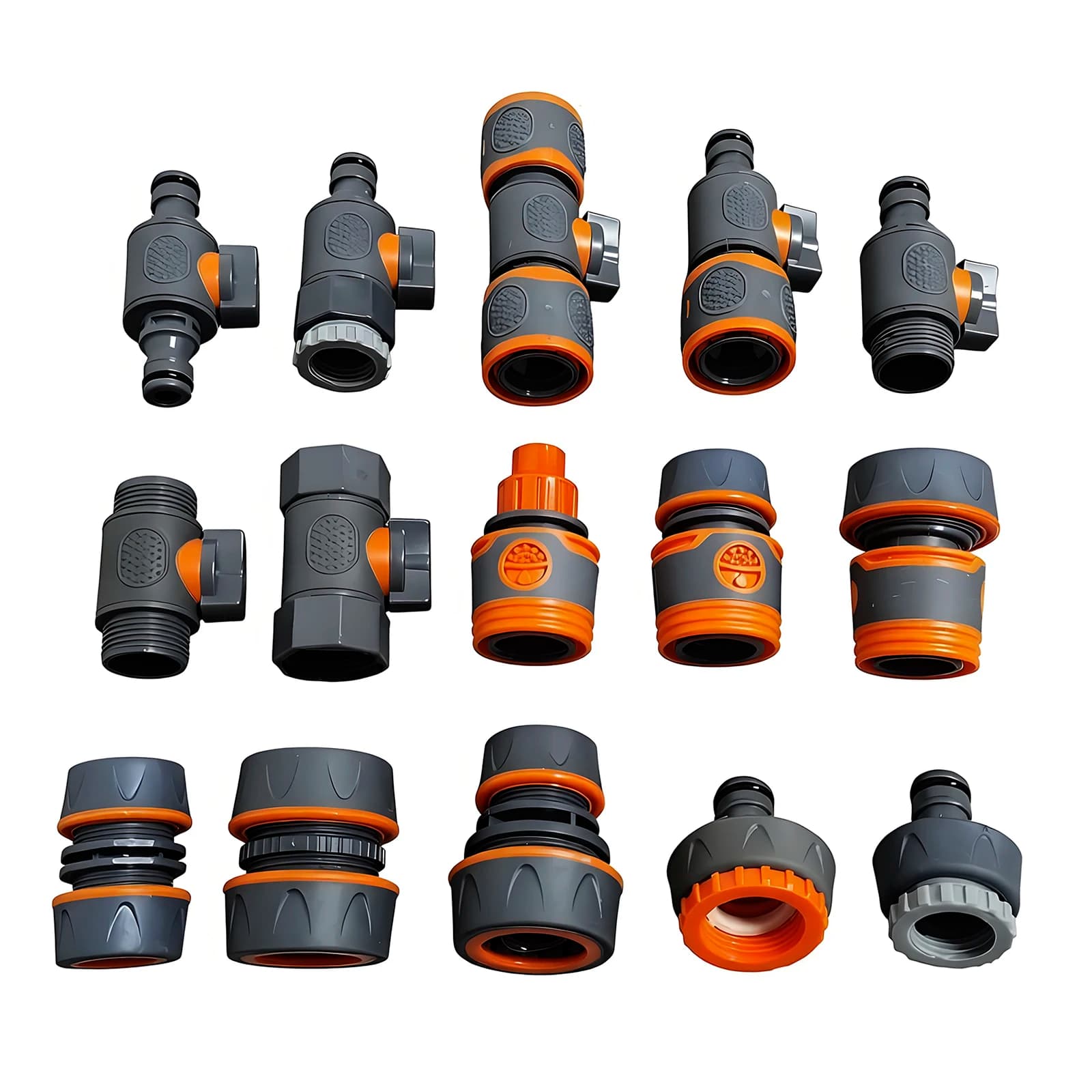 Connettore rapido per tubo da giardino G1/2 G3/4 G1 Accoppiatore per tubo Connettore per acqua di arresto 16/20/32mm Raccordo per sistema di irrigazione con giunto di riparazione