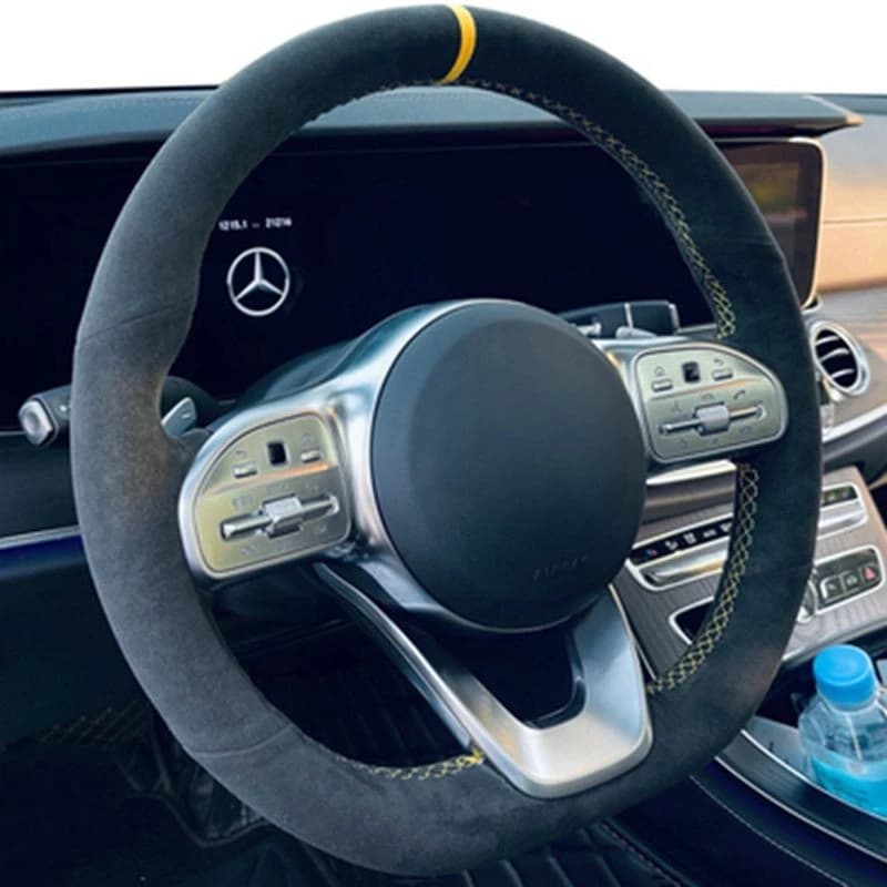 Anti-slip black suede car cover for Mercedes-Benz Class S W222 GLC Class A W177 Class C W205 Class E W213