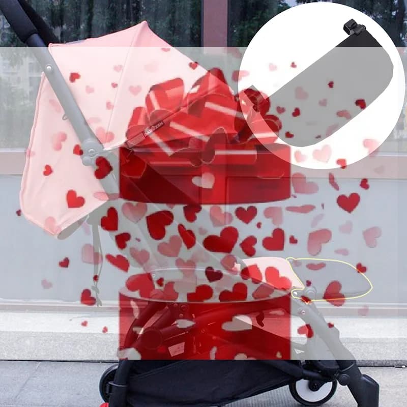 【BS】Accessori per Passeggino Poggiapiedi Estensibile per Yoyo2 YOYO 2 Yoya Passeggino Poggiapiedi Allungato