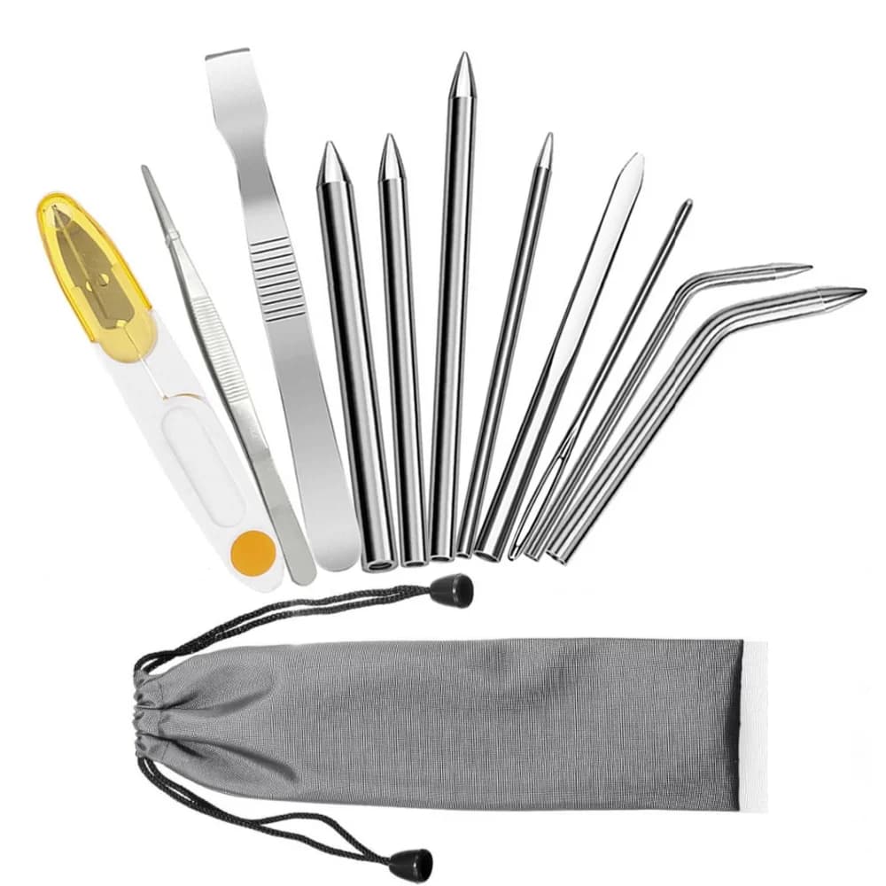 Paracord Knitting Tool Set Parachute Cord Needles Bracelets DIY Weave Tool Paracord Keychain DIY