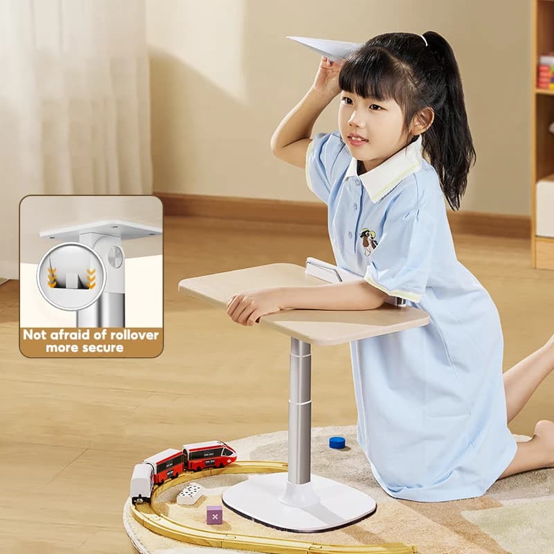 Scaffale per libri Lettura per bambini Libro illustrato Legno massello Desktop Letto Pavimento Staffa per tablet Può sollevare Clip per libro in legno telescopico per bambini