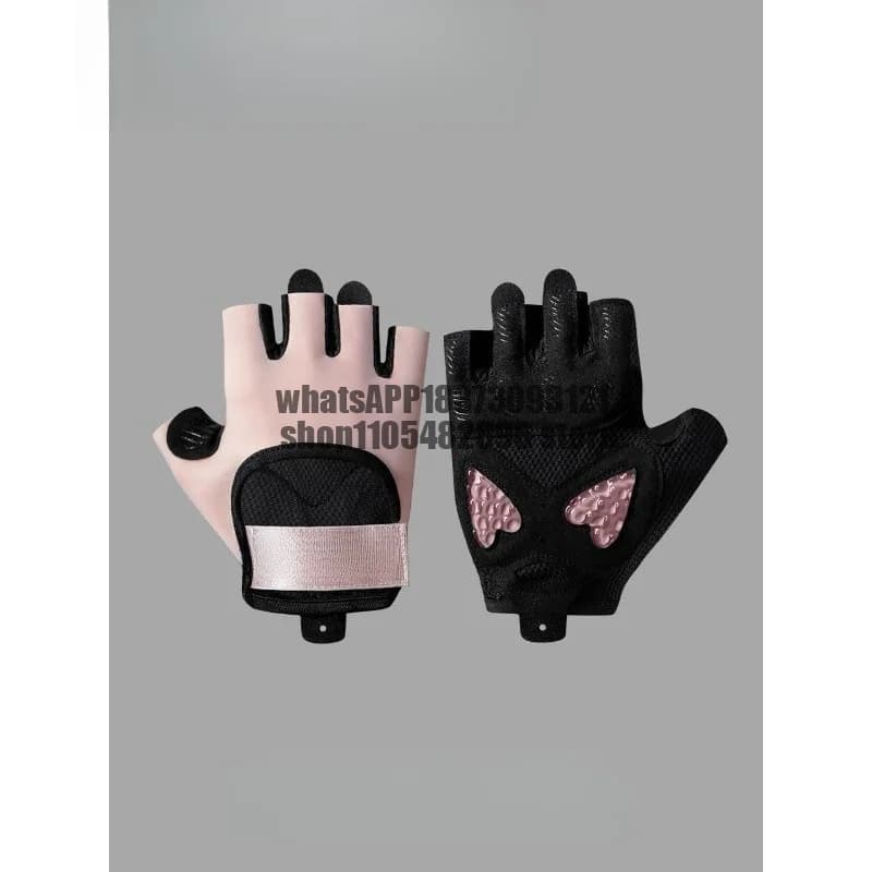 Sports fitness gloves Women's half finger breathable equipment training Kettlebell riding wrist guards Fitness anti-cocooning