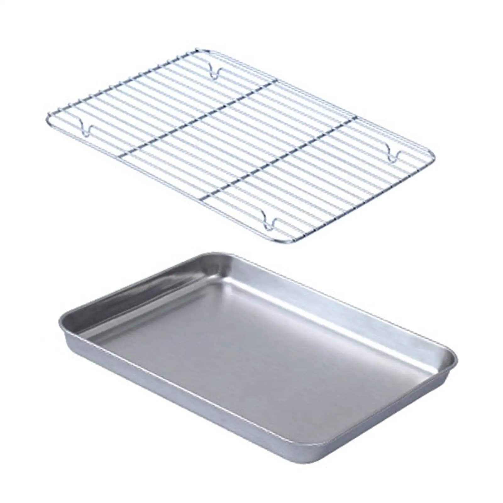 Baking , Cookie with Wire Rack, Versatile, , Non-Stick Oven Tray, Cooling Rack for Baking, Roasting, Hotel Cooling