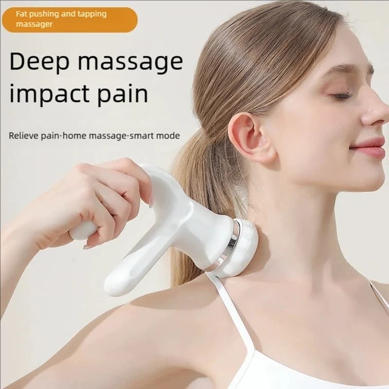 Mini 4 In 1 Fascia Gun Wireless Massage Gun Muscle Relaxation Massage Equipment Neck Membrane Cervical Spine Massage Instrument