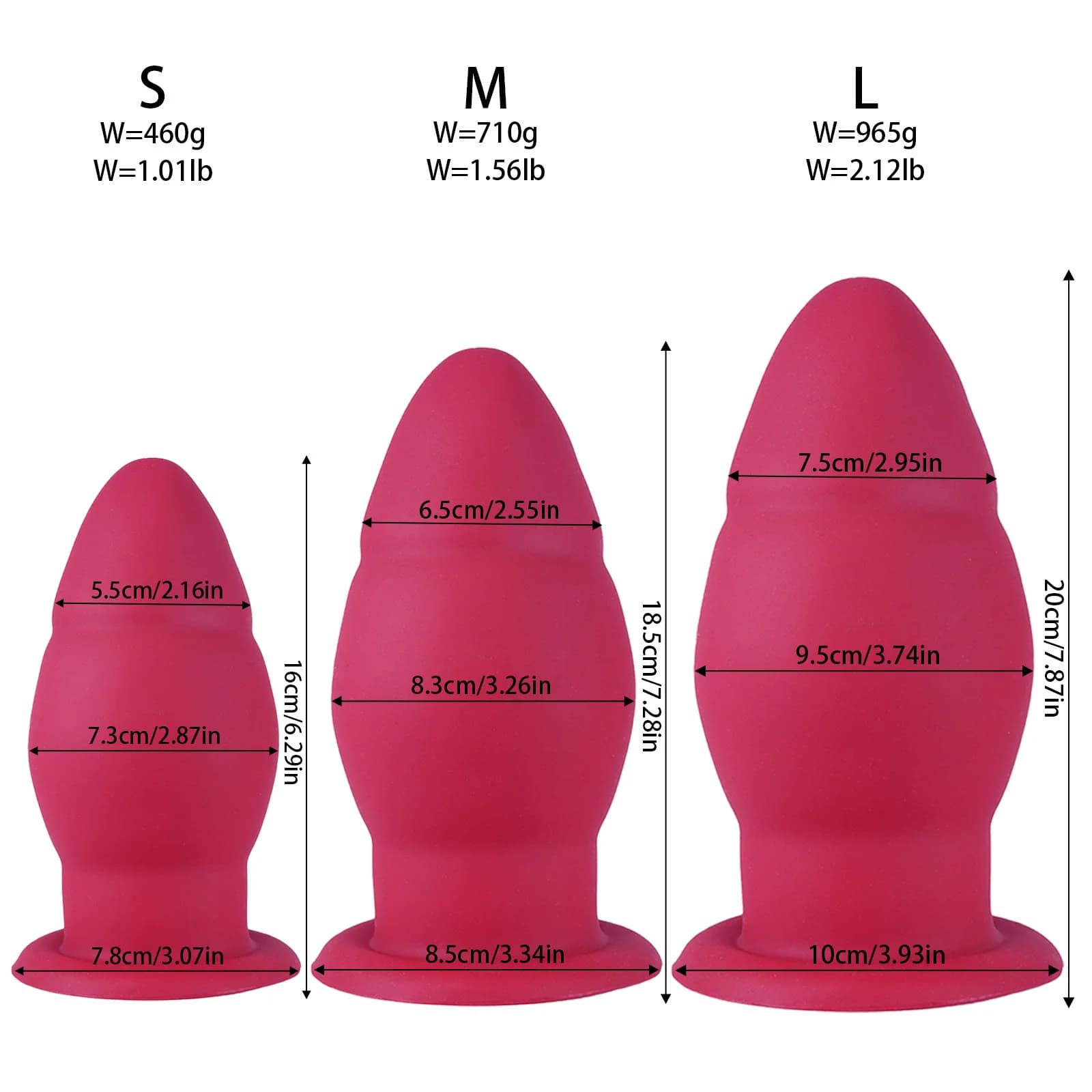 Grande Plug anale Enorme morbido silicone Dialatore anale Trainer Perline Palline Grandi butt plug Espansore Giocattoli adulti del sesso per le donne Uomini Gay