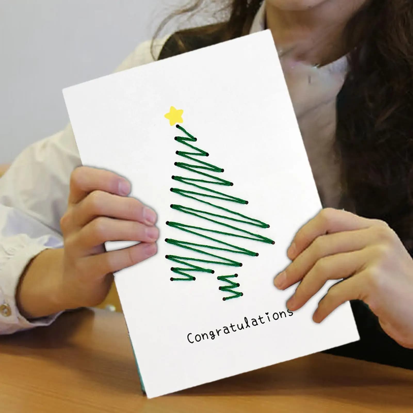 Kit per realizzare biglietti d'auguri Accessori per cucire Accessori per realizzare cartoline per Natale Compleanno Compleanno Vacanze Bambini Adulti Adulti
