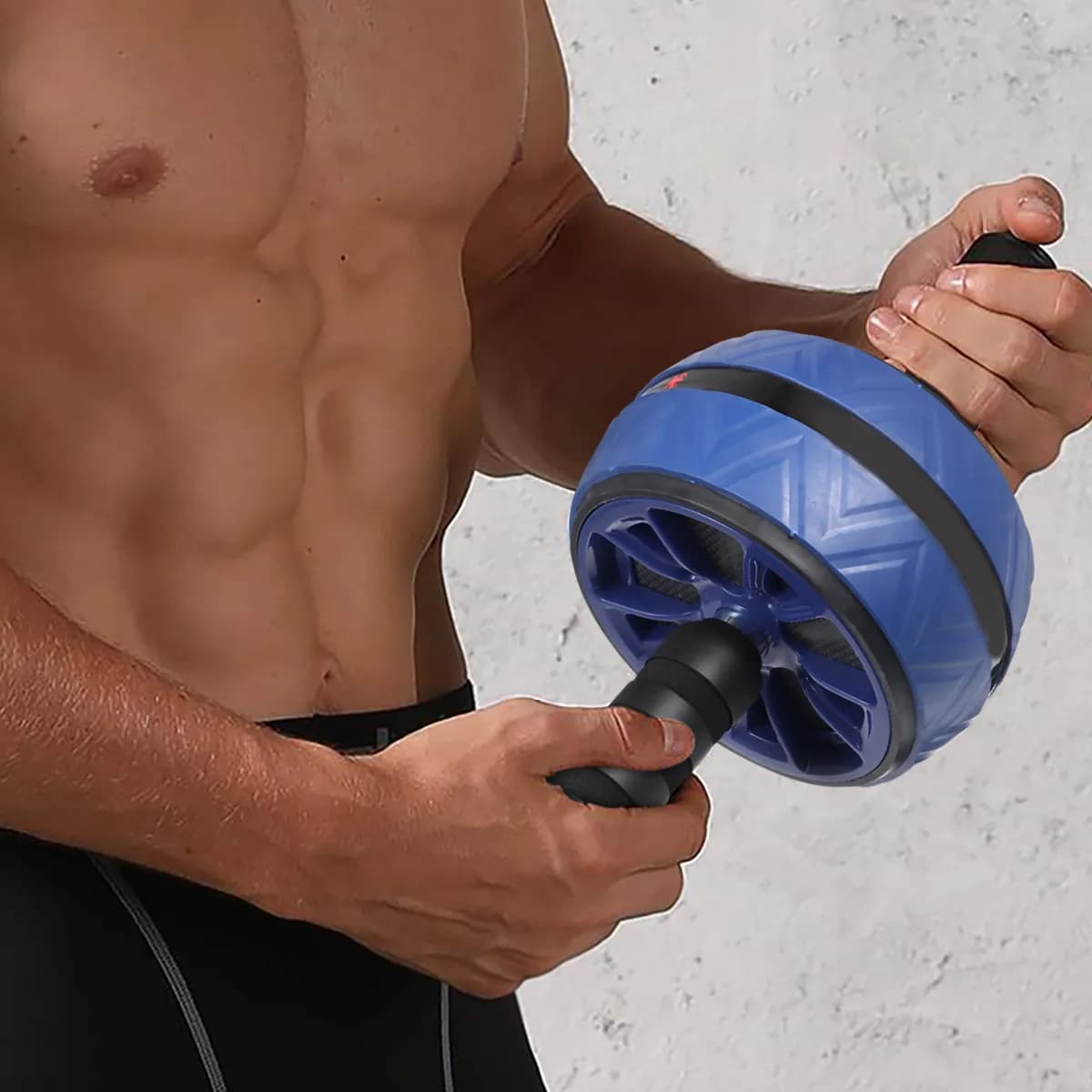 2Pcs Abdominal Wheel Ab Roller Large Design Core Muscle Trainer Fitness Equipment for Effective Fat Burning Workout