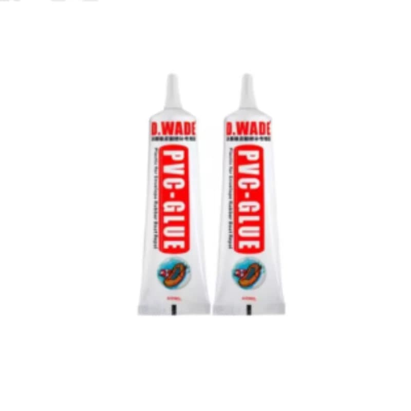 Colla per riparazione di barche gonfiabili adesive in PVC da 60 ml Colla per riparazione SUP Tubi di colla per riparazione di tubi per kayak per barche gonfiabili