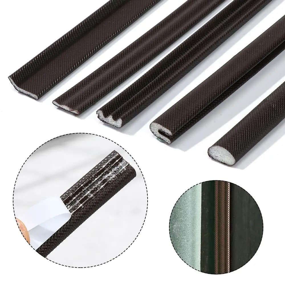 5M Home Anti-Collision Soundproof Door Seal Draught Excluder Weather Stripping Sealing Strip Door Window