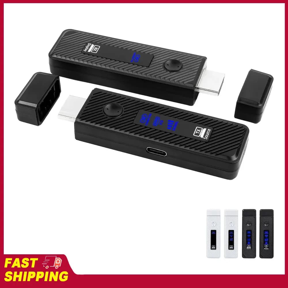 Trasmettitore e Ricevitore Multimediale HD Wireless 5G 2.4G, Decodifica 4K, Uscita 1080P, Plug and Play, Kit Estensore Multimediale HD Portatile