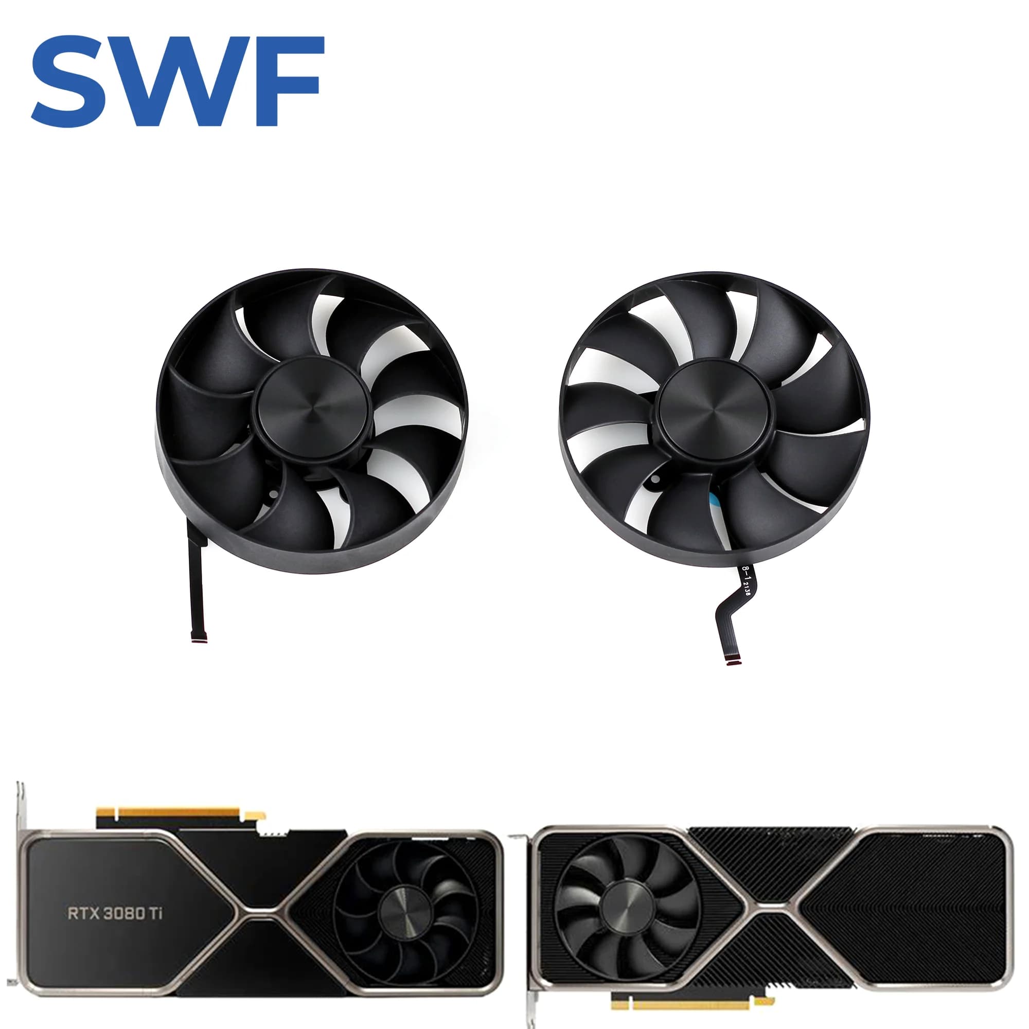 AFB0912HD-02 DAPC0815B2UP003 RTX 3080 Ventola di raffreddamento per NVIDIA GeForce RTX 3080 Ti Founders Edition Ventola di raffreddamento della scheda video