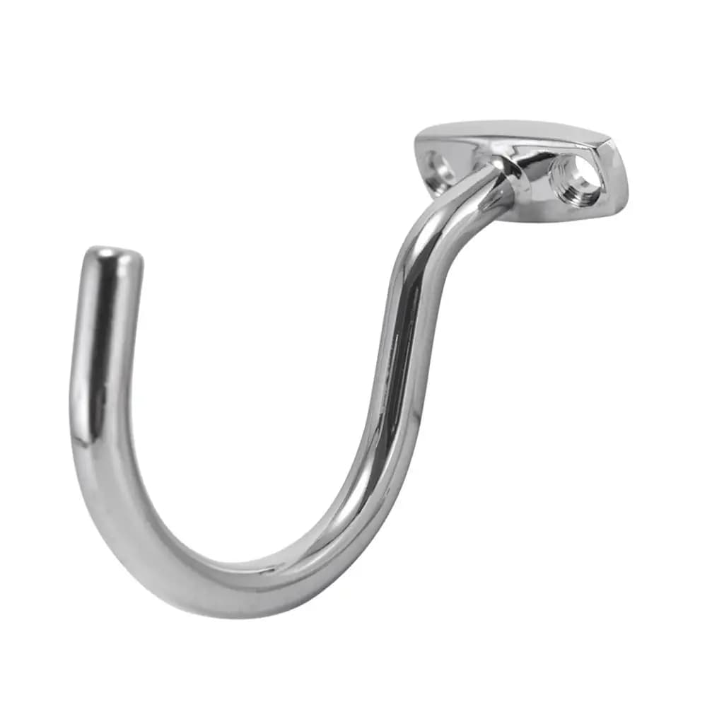 Bridge Stick Hook Chrome Pool Cue Accessory Holder Side Rail Mount for Billiard Table Storage Supplies