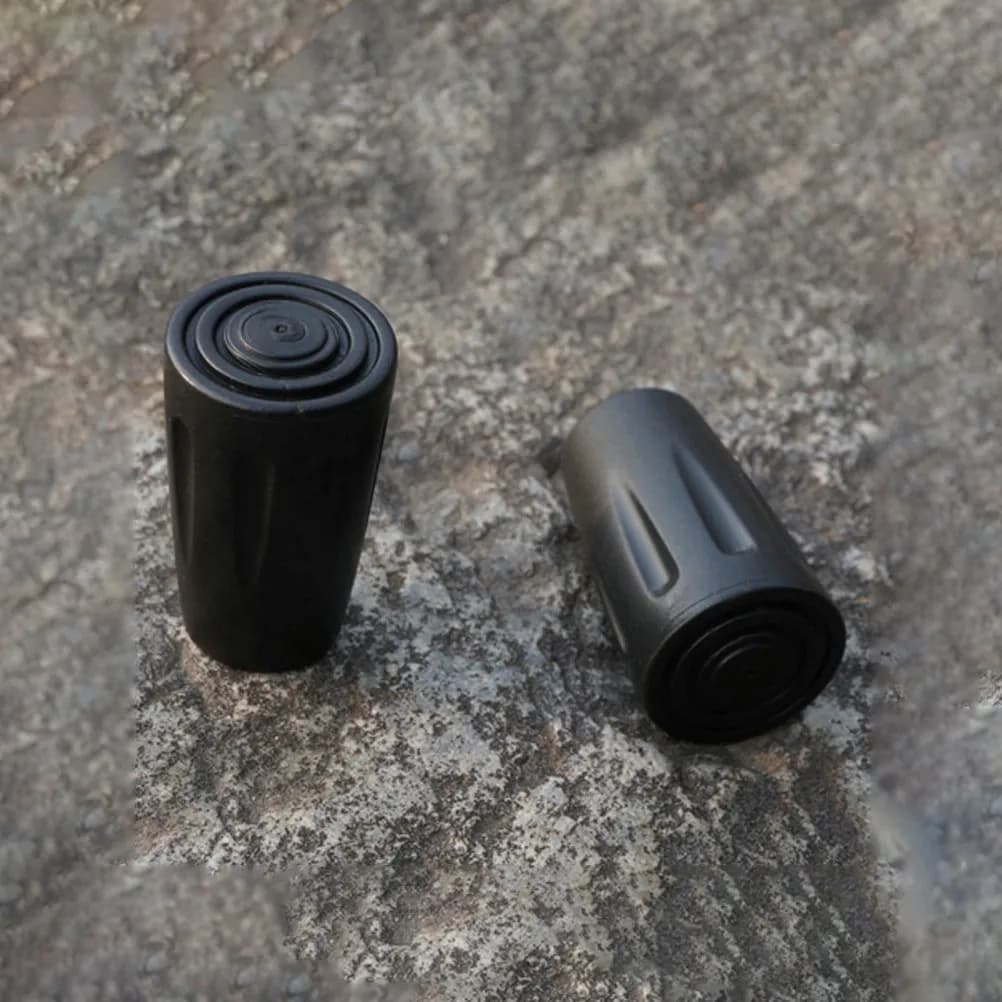 10Pcs High Grade Rubber Trekking Pole Tip Protectors Anti- for Hiking Walking Crutch Feet Climbing Cane Foot Cover