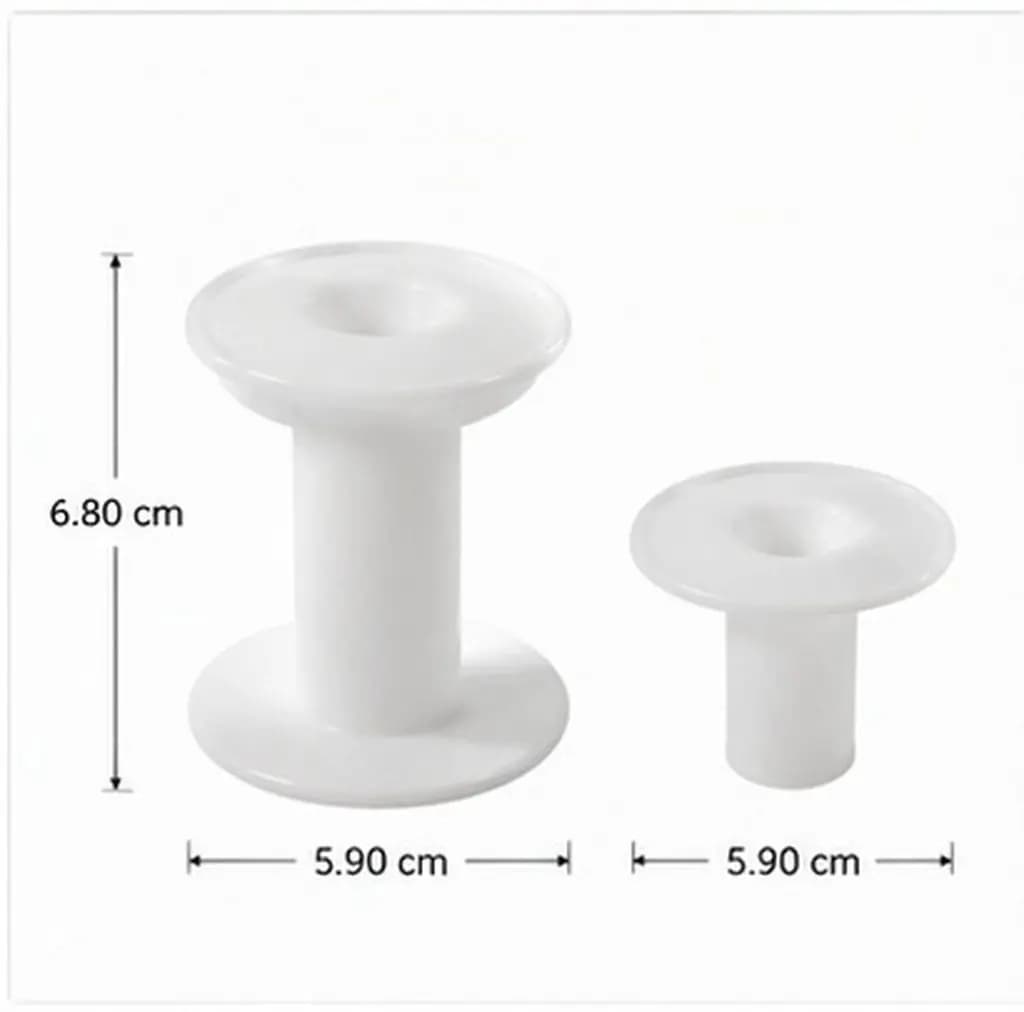 10pcs Plastic Spools Empty Spool For Craft Thread Yarn Wire Ribbon Storage Bobbin Lace Weaving Diy Sewing Accessories Chain Tape