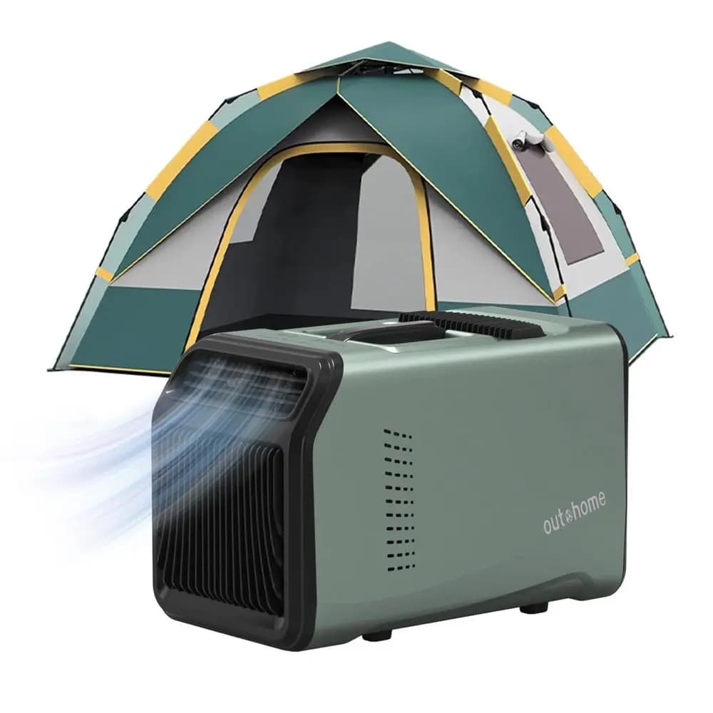 Condizionatore d'aria 5100 BTU, condizionatore d'aria silenzioso 4 in 1 per tende, camper e camion, condizionatore portatile 110V per campeggio