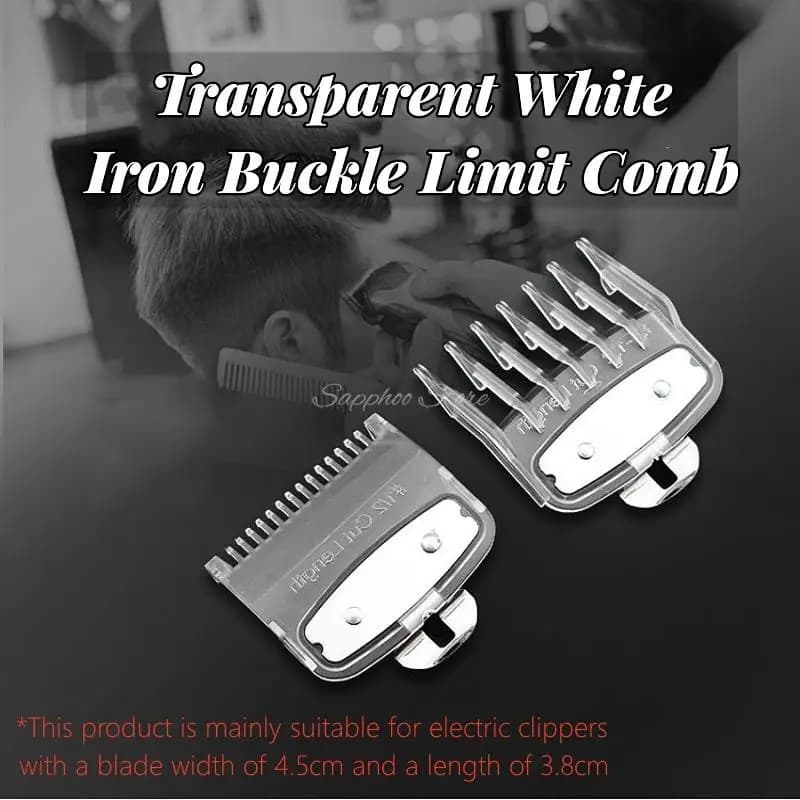 1.5/4.5 millimetri 2 pz/set Universale Elettrico Tagliatore di Capelli Guida Pettine Barba Trimmer Limite Pettine Rasoio di Ricambio Tagliatore Lama taglierina