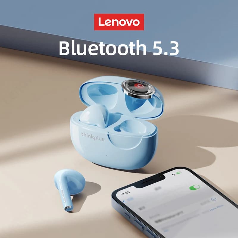 Choice Lenovo LP17 TWS Bluetooth V5.3 headphones with ultra low latency, earphones for games, wireless earphones for music with deep bass and microphone, long life in standby