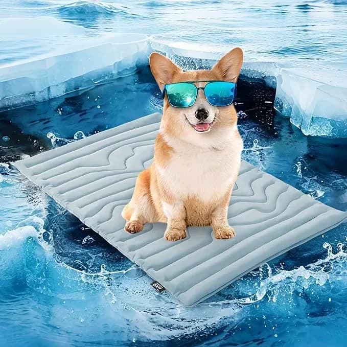 UpgradedCooling Pet Mat Suitable for Large Dogs & Breeds,Made To Last and Can,for /Outdoor Use For,Tunk,Dog Bedding