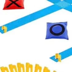 Set da Gioco Portatile per Esterni: Gioco di Lancio per Giardino, Feste, Allenamento Sensoriale, Kit da Lancio per Sabbiera, Giochi di Scacchi