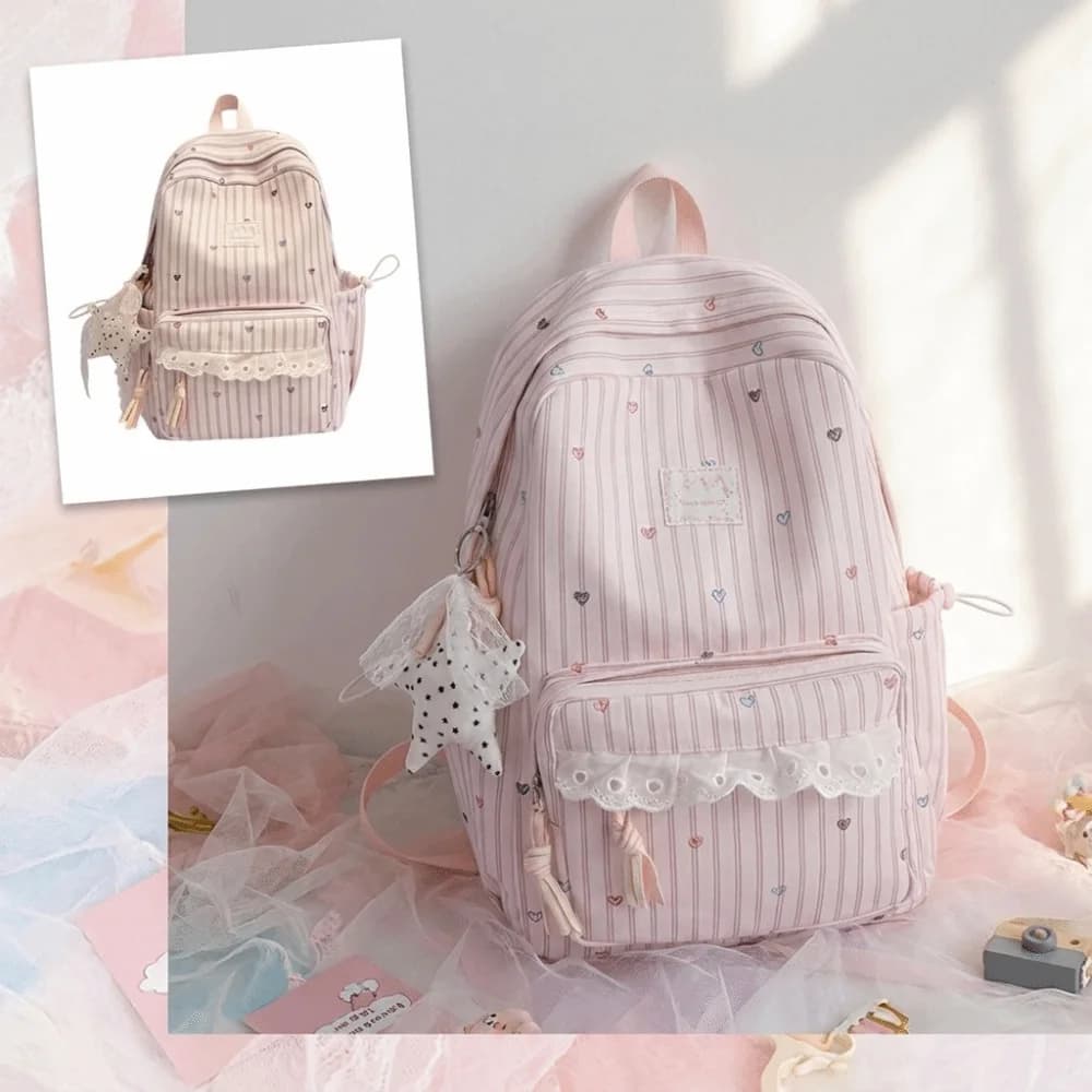New Preppy Style Girl Backpack High Appearance Large Capacity School Bag Fashionable Casual Daypack Travel Daily Shopping