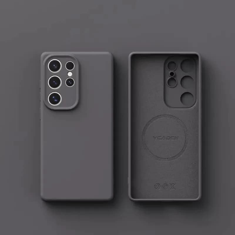Custodia Originale in Silicone Liquido Magnetica per Samsung Galaxy S26 S25 S24 Ultra Plus - Cover Morbida