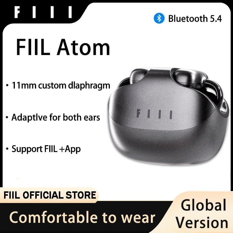 Versione globale FIIL Atom clip auricolare veri cuffie Bluetooth wireless tipo aperto flll Feier cuffie sportive 2025 nuovo prodotto