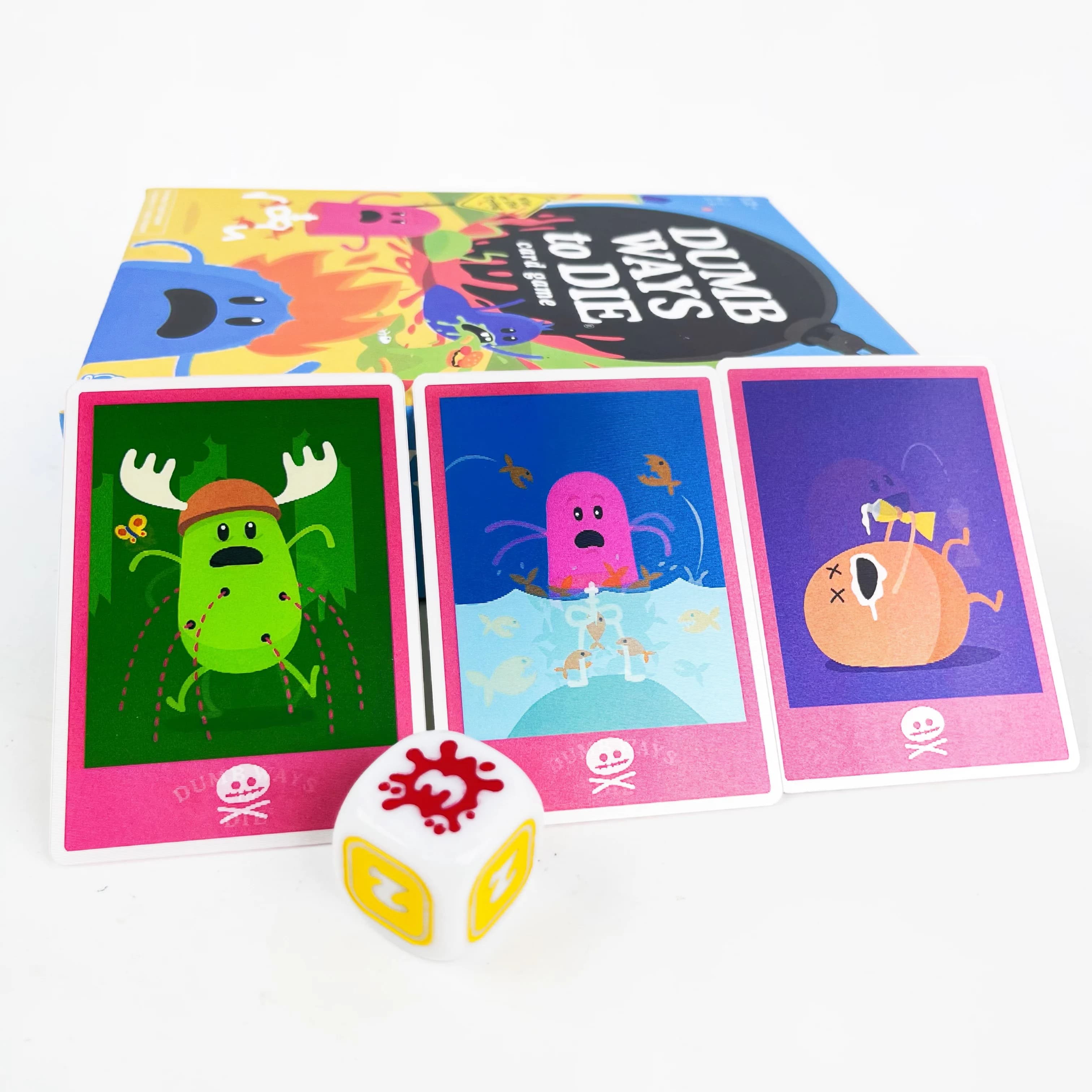 Gioco di carte divertente per feste: Stupid Deaths – Divertimento per riunioni, serate di gioco e intrattenimento di gruppo