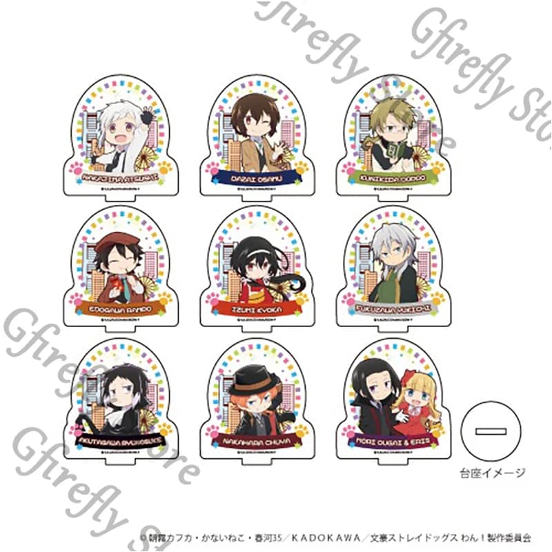 Bungo Stray Dogs Kunikida Doppo Cosplay In Piedi Segno Personaggio Ufficiale Piatto di Supporto in Acrilico Anime Tabellone Indicativo Ornamenti